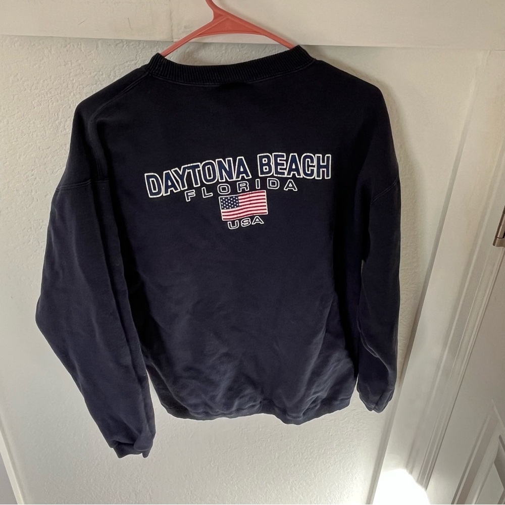 Vintage Habit Men's Large Daytona Beach Crewneck Sweatshirt.